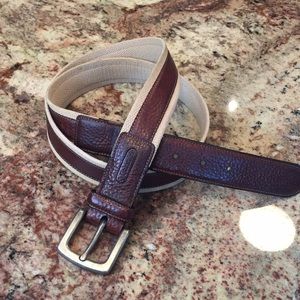 Columbia Men’s Leather and cotton belt size 40